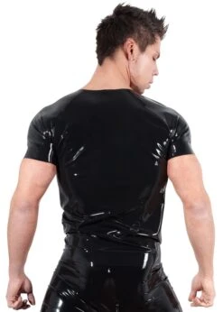 Unisex Zwart Latex Shirt Van LATE-X -Rimba Winkel or 2910020 latex shirt sizes s xxl 26947