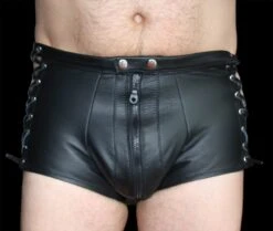 Leder Heren Hotpants Van Saxos