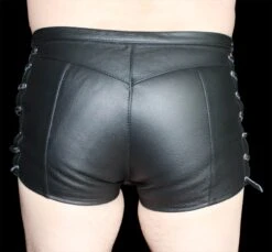 Leder Heren Hotpants Van Saxos -Rimba Winkel os lhpm leather hotpants male 7386