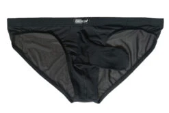 Zwart Transparante Heren Slip Met Penis-Huls By MAE-Wear -Rimba Winkel penis pouch1