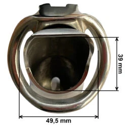 Stalen Kuisheidskooi Ring (mae-sm-065 Serie) Van MAE-Toys -Rimba Winkel sm 065 ring small