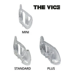 Rimba THE VICE Chastity Device MINI - CLEAR -Rimba Winkel viceClearParts 04